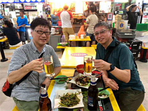 石田君と乾杯