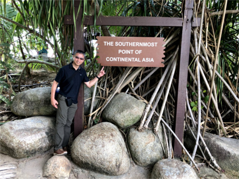 the Southernmost Point of Continetal Asia